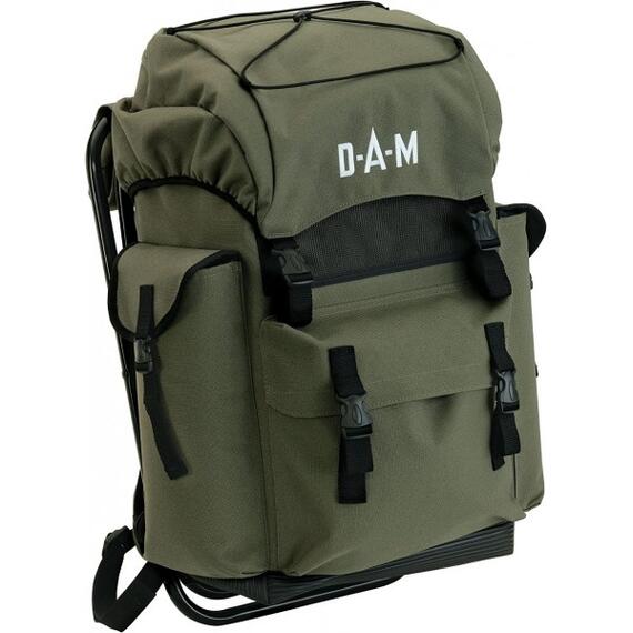 Стул-рюкзак DAM Backpack with Chair 40x38x55cm 3,0kg, max 110kg,, фото , изображение 2
