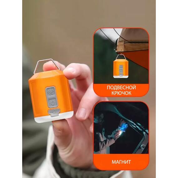 Насос аккумуляторный светодиодный для кемпинга + фонарик GIGA Pump 4.0, фото , изображение 9