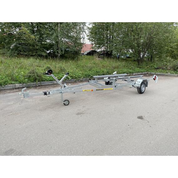 Прицеп лодочный одноосный ЛАВ 81014С (ложементы) Вектор, фото , изображение 3