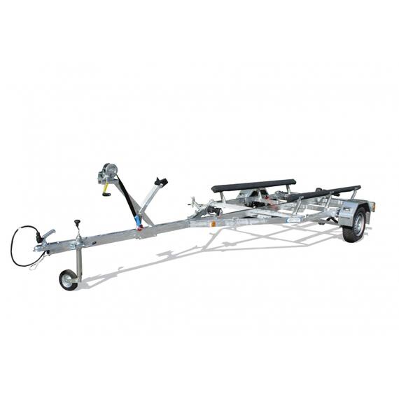 Прицеп лодочный одноосный ЛАВ 81014A (ложементы) Вектор, фото 