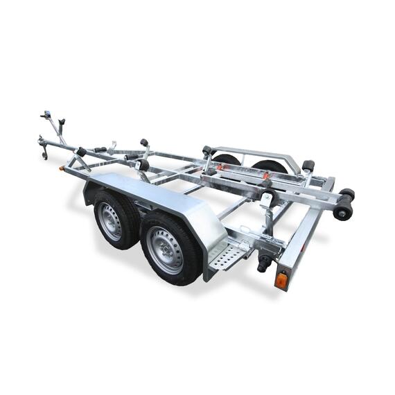 Прицеп лодочный двухосный ЛАВ 81014B (ролики) Вектор, фото , изображение 2