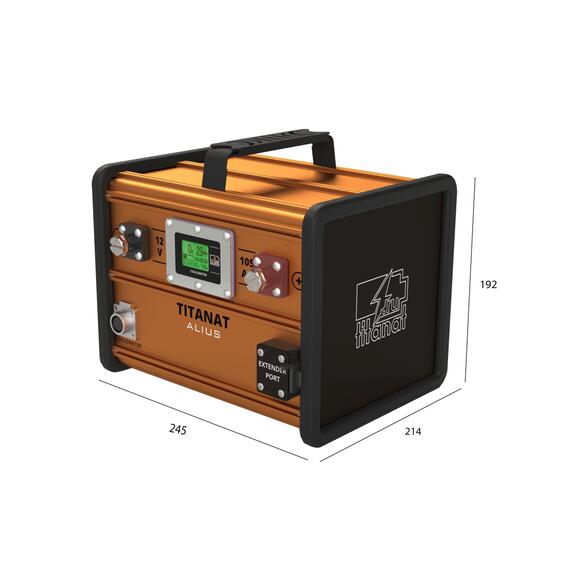 Аккумулятор литиевый Titanat 12V 105Ah LiFePO4 ALIUS, фото , изображение 5