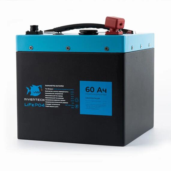 АКБ LiFePO4 Rivertech 60Ач, фото , изображение 8