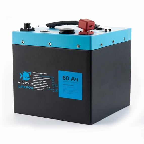 АКБ LiFePO4 Rivertech 60Ач, фото , изображение 9