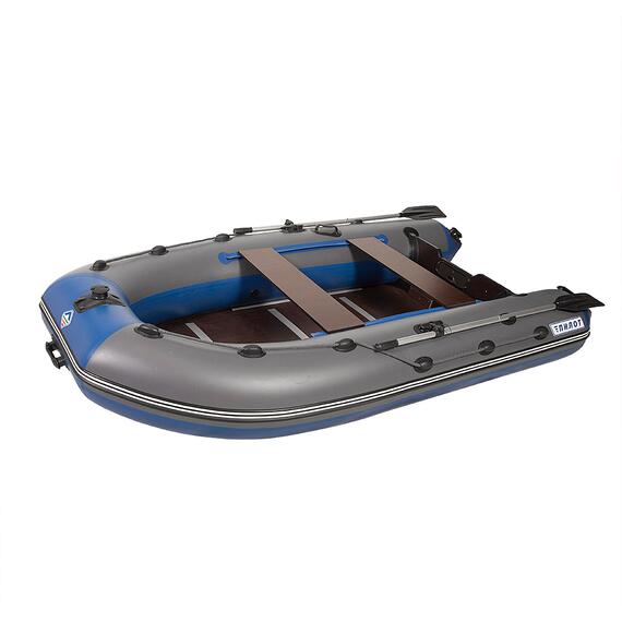 Лодка моторная килевая Пилот 320 ЖС, Цвет: серый/синий, Материал: Армированный ПВХ, фото 
