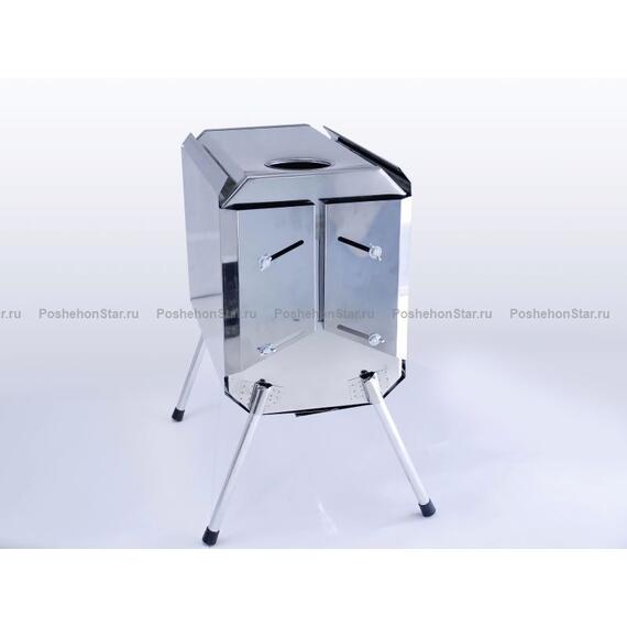 Печка для палатки "Турист" 25л с 3д-экранами (Встроеенный искрогаситель), фото , изображение 4