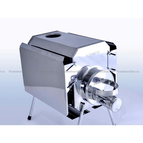 Печка для палатки "Турист" 25л с 3д-экранами (Встроеенный искрогаситель), фото , изображение 5