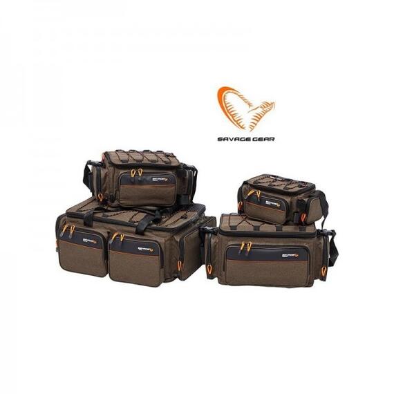 Сумка SAVAGE GEAR System Box BAG L 4 Boxes 24X47X30cm 18L, фото , изображение 2