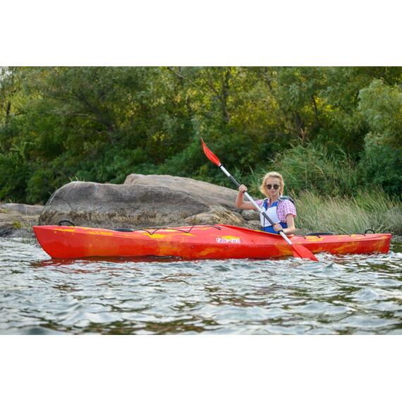 Туристический каяк Kolibri One-GO Красный+желтый, фото , изображение 2
