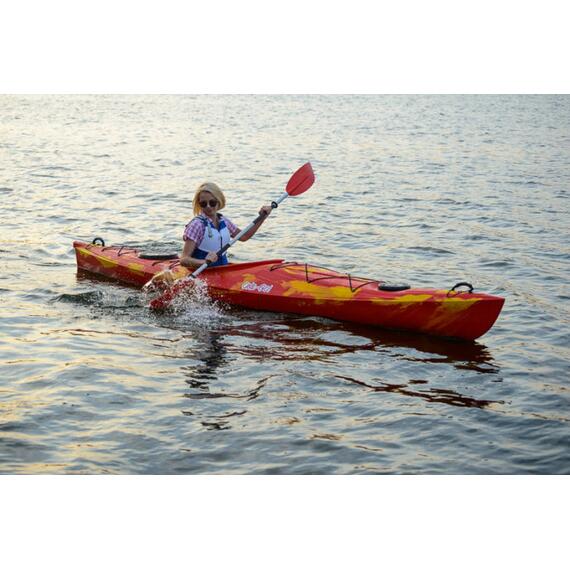 Туристический каяк Kolibri One-GO Красный+желтый, фото , изображение 3