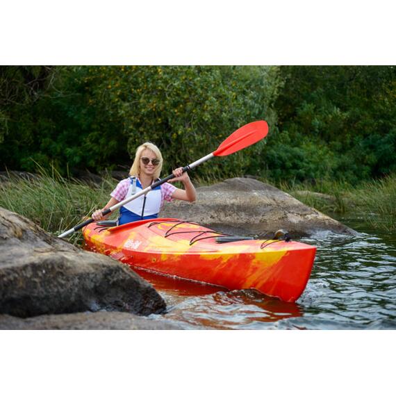 Туристический каяк Kolibri One-GO Красный+желтый, фото , изображение 4