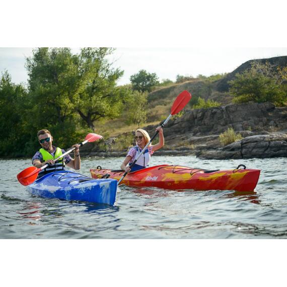 Туристический каяк Kolibri One-GO Красный+желтый, фото , изображение 5
