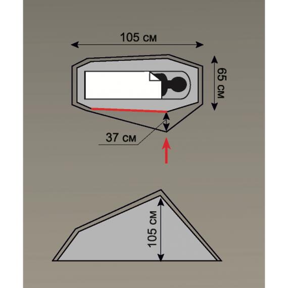 Палатка Tramp Air 1 Si, фото , изображение 2