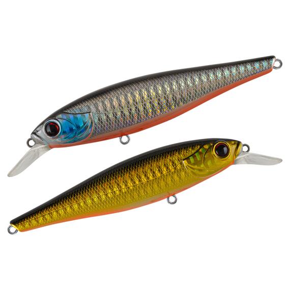 Воблер TsuYoki DRAGA 100SP 413W, Цвет: 413W, Вес воблера (г): 17,3, Длина воблера (мм): 100, Тип воблера: Минноу, Тип плавучести : суспендер, Штрихкод: 4627152677254, Количество крючков: 2, фото 