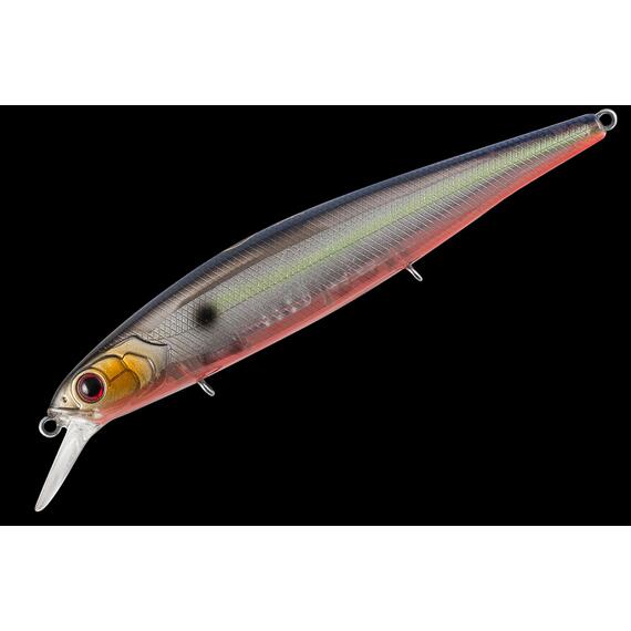 Воблер TsuYoki FLIRT 115SP 207R, Цвет: 207R, Вес воблера (г): 16,5, Длина воблера (мм): 115, Тип воблера: Минноу, Тип плавучести : суспендер, Штрихкод: 4627139945185, Количество крючков: 3, фото 