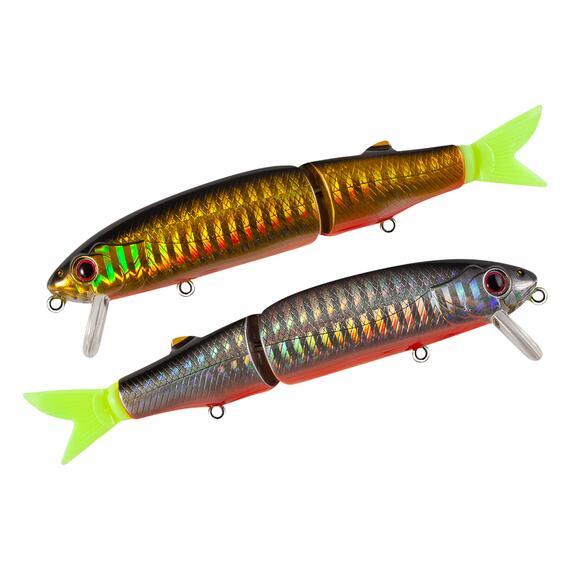 Воблер TsuYoki GOT 115SP 413W, Цвет: 413W, Вес воблера (г): 15,5, Длина воблера (мм): 115, Тип воблера: Минноу, Тип плавучести : суспендер, Штрихкод: 4627152671504, Количество крючков: 2, фото 