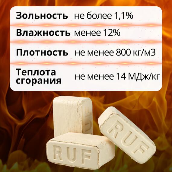 Брикет RUF топочный, фото , изображение 2