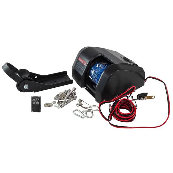 Лебедка якорная электрическая SEA-PRO 25 (алюм. барабан, пульт ДУ), фото 