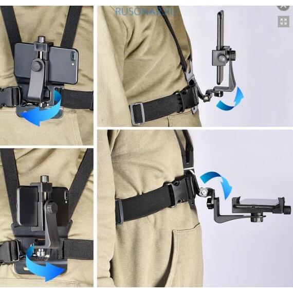 Регулируемый держатель-зажим для эхолотов Практик Профи и мобильных телефонов, фото , изображение 3