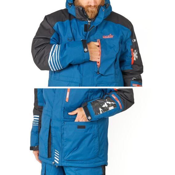 Костюм зимний Norfin Tornado PRO 05 р.XXL, Размер: XXL, Расцветка: синий/чёрный, фото , изображение 6