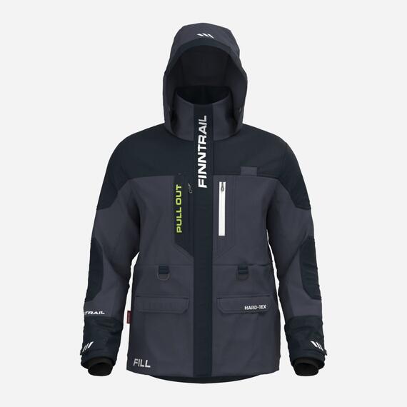 Комбинезон-поплавок FINNTRAIL ESCAPE DARKGREY 3756 L, Размер.: L, Расцветка: темно-серый, фото , изображение 5