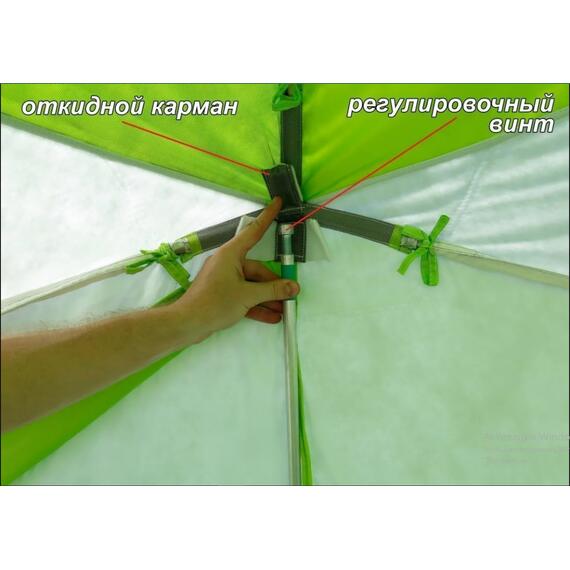 Стойки опорные 166 см для палатки КубоЗонт, комплект 4 шт в чехле, фото 