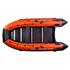 Надувная лодка RiverBoats RB 410 (Киль), Расцветка: оранжевый/черный, фото 