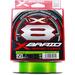 Шнур YGK X-Braid Braid Cord X8 150m Chartreuse #1.2, 0.185мм, 25lb, 11.3кг, Расцветка: ярко-зеленый, Диаметр лески: 0.185 мм, Размотка: 150 м, фото 