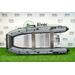 Надувная лодка RiverBoats RB 430 (Встроенный рундук) (транец S— 410 мм.), Цвет.: черно-серый, фото 
