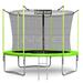 Батут Atlas Sport 312 см (10ft) с внутренней сеткой и лестницей GREEN, Цвет.: зеленый, Диаметр батута: 312 см (10 ft), фото 