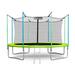 Батут Atlas Sport 435 см (14ft) с внутренней сеткой и лестницей GREEN, Цвет.: зеленый, Диаметр батута: 435 см (14ft), фото 