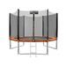 Батут Atlas Sport 252 см (8ft) PRO (усиленные опоры) ORANGE, Цвет.: оранжевый, Диаметр батута: 252 см (8 ft), фото 