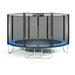 Батут Atlas Sport 374 см (12ft) BASIC с лестницей BLUE, Цвет.: синий, Диаметр батута: 374 см (12 ft), фото 