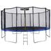 Батут Atlas Sport 490 см (16ft) BASIC с лестницей BLUE, Цвет.: синий, Диаметр батута: 490 см (16 ft), фото 