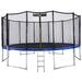 Батут Atlas Sport 490 см (16ft) PRO (усиленные опоры) BLUE, Цвет.: синий, Диаметр батута: 490 см (16 ft), фото 