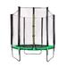 Батут Atlas Sport 183 см (6ft) с внешней сеткой без лестницы GREEN, Цвет.: зеленый, Диаметр батута: 183 см (6 ft), фото 